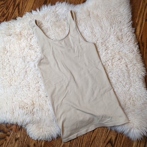 Almond Beige Tank Top - Picture 2 of 2